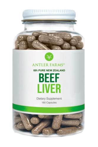 Foto 1 | Suplemento De Hígado De Res Antler Farms 180 Cápsulas 500 Mg - Venta Internacional.