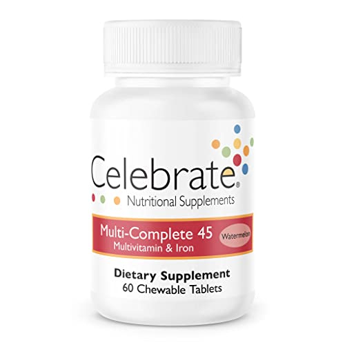 Suplemento Celebrate Multicompleto, 45 Unidades, Masticable Con Hierro, 60 Unidades - Venta Internacional.