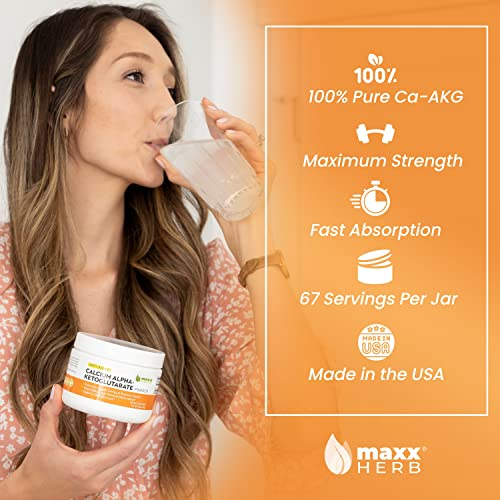 Foto 3 pulgar | Suplemento Maxx Herb Calcium Akg Pure Powder 100 G - Venta Internacional.
