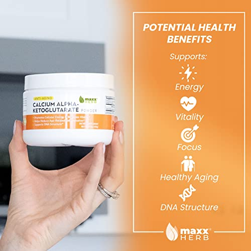Foto 4 pulgar | Suplemento Maxx Herb Calcium Akg Pure Powder 100 G - Venta Internacional.