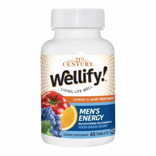 Suplemento 21st Century Wellify Men's Energy 65 Tabletas - Venta Internacional.