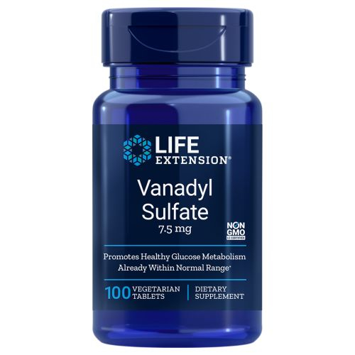 Foto 2 pulgar | Sulfato De Vanadilo Supplement Life Extension 100 Comprimidos - Venta Internacional.