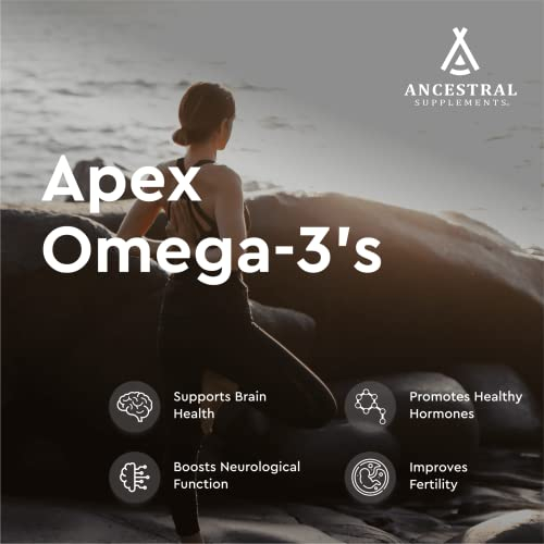 Foto 5 pulgar | Suplemento: Suplementos Ancestrales, Huevos De Pescado Silvestre, Omega 3, 180  - Venta Internacional.