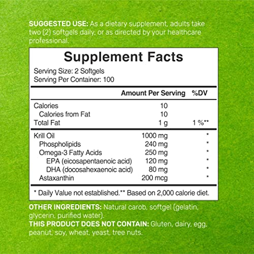 Foto 3 pulgar | Suplemento Eagleshine Vitamins De Aceite De Krill Antártico, 1000 Mg - Venta Internacional.