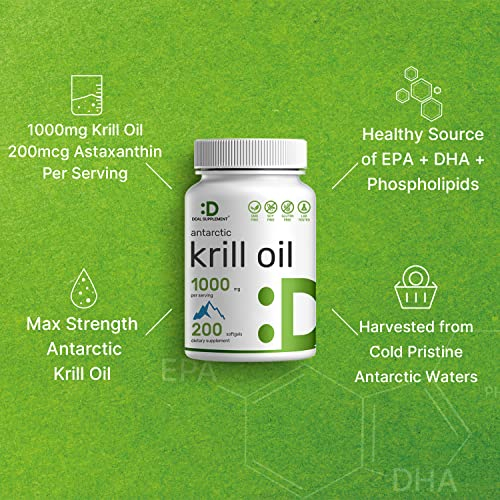 Foto 5 pulgar | Suplemento Eagleshine Vitamins De Aceite De Krill Antártico, 1000 Mg - Venta Internacional.