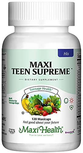 Foto 2 pulgar | Multivitamínico Maxi Health Teen Supreme Para Él 120 Comprimidos - Venta Internacional.