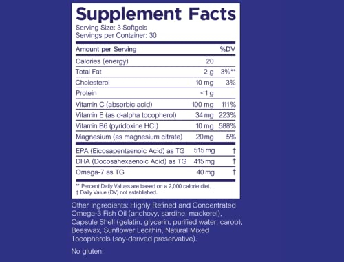 Foto 6 pulgar | Complemente El Aceite De Pescado Con Heyedrato Omega 3 Para La Salud Ocular - Venta Internacional.