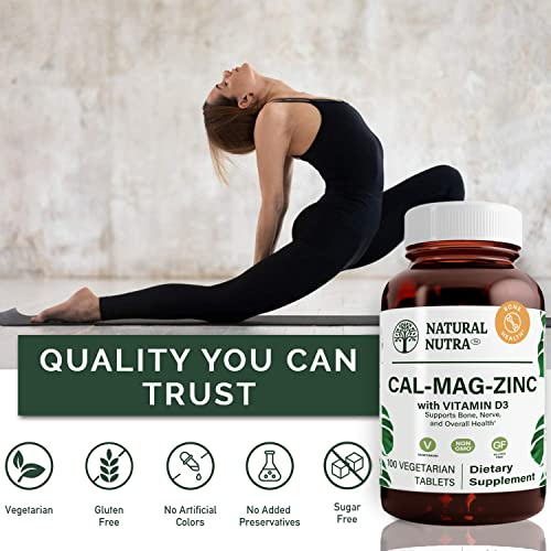 Foto 4 | Suplemento Natural Nutra Calcium Magnesio Zinc +vitamina D3 - Venta Internacional.