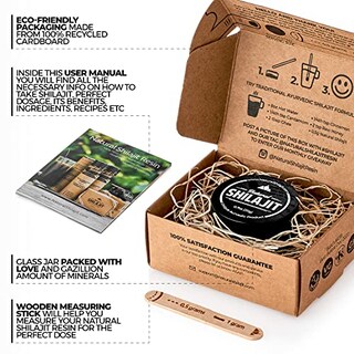 Foto 2 | Suplemento De Resina Natural De Shilajit, 20 G, Con Ácido Fúlvico Y Minero - Venta Internacional.
