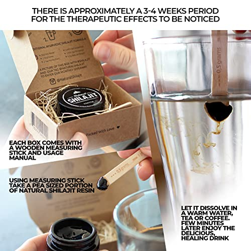Foto 3 | Suplemento De Resina Natural De Shilajit, 20 G, Con Ácido Fúlvico Y Minero - Venta Internacional.