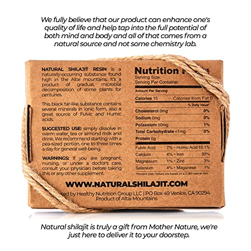 Foto 5 pulgar | Suplemento De Resina Natural De Shilajit, 20 G, Con Ácido Fúlvico Y Minero - Venta Internacional.