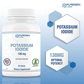 Foto 3 | Tabletas De Yoduro De Potasio P Puregen Labs 130 Mg X 300 Tabletas - Venta Internacional.