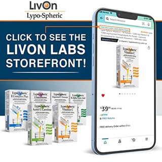 Foto 7 | Suplemento de Glutatión Lipoesférico de Livon Laboratories 450 mg - Venta Internacional