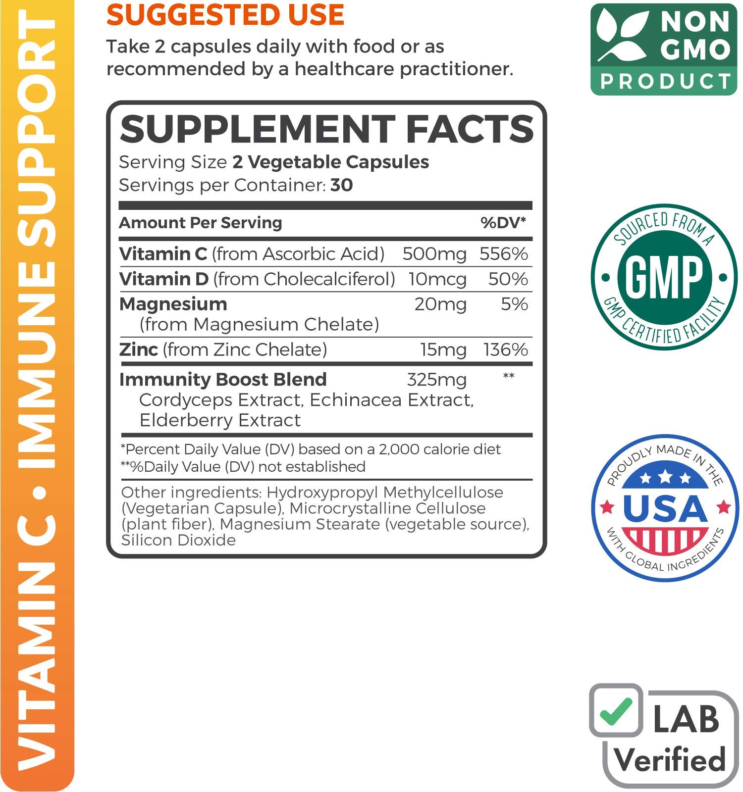 Foto 6 pulgar | Supplement Healths Harmony Immune Support Con Elderberry Vita - Venta Internacional.