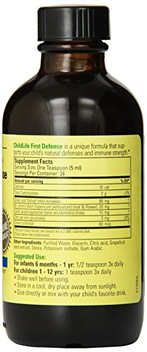 Foto 4 pulgar | Suplemento Childlife Essentials First Defense 120 Ml - Venta Internacional.