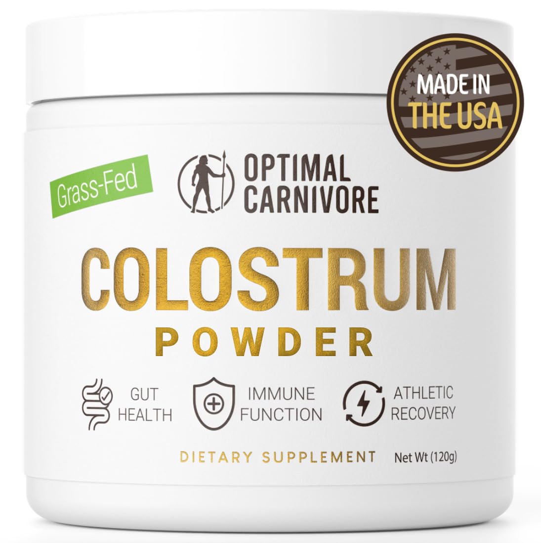 Foto 2 pulgar | Polvo De Calostro Optimal Carnívore Grass Feed 120 G - Venta Internacional.
