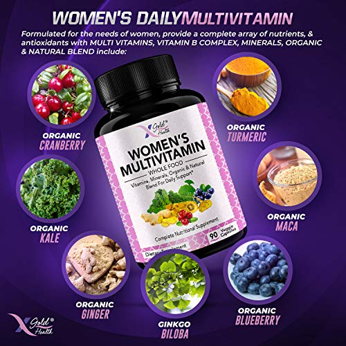 Foto 4 | Suplemento X Gold Health Vegan Women's Daily, 50 O Más De 90 Cápsulas - Venta Internacional.