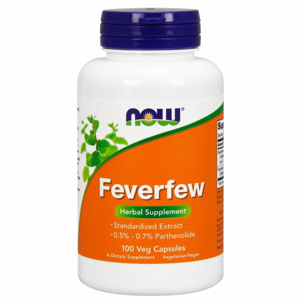 Foto 2 pulgar | Supplement Now Foods Feverfew 100 Cápsulas (paquete De 2) - Venta Internacional.