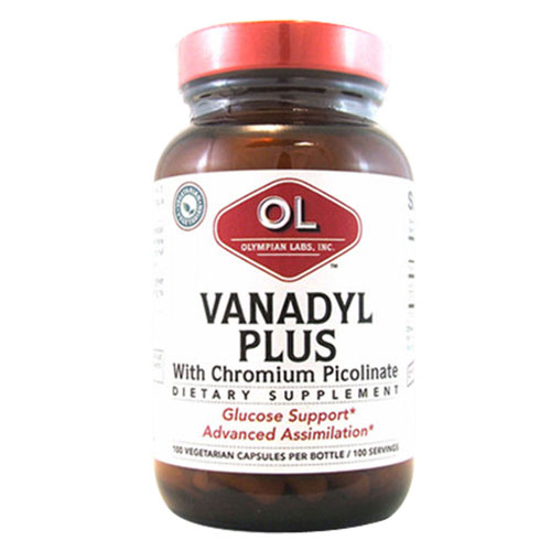 Foto 2 pulgar | Suplemento Vanadyl Plus De Olympian Labs Con Cromo 100 Cápsulas - Venta Internacional.