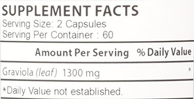 Foto 6 | Suplemento Biotech Nutritions Graviola 100% Pura 1300 Mg 120 - Venta Internacional.
