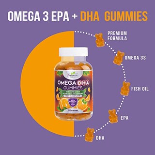 Foto 4 | Suplemento De Gomitas De Aceite De Pescado Omega 3 De Nature's Choice, 120 Unidades - Venta Internacional.