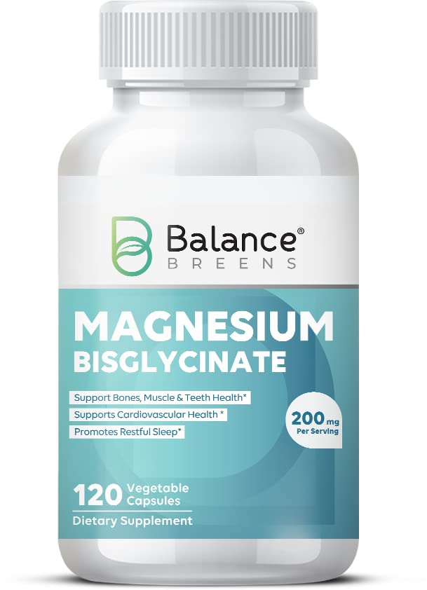 Foto 2 pulgar | Suplemento De Bisglicinato De Magnesio Balancebreens 200 Mg 120 Ca - Venta Internacional.