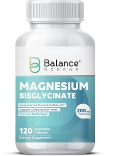 Foto 1 | Suplemento De Bisglicinato De Magnesio Balancebreens 200 Mg 120 Ca - Venta Internacional.