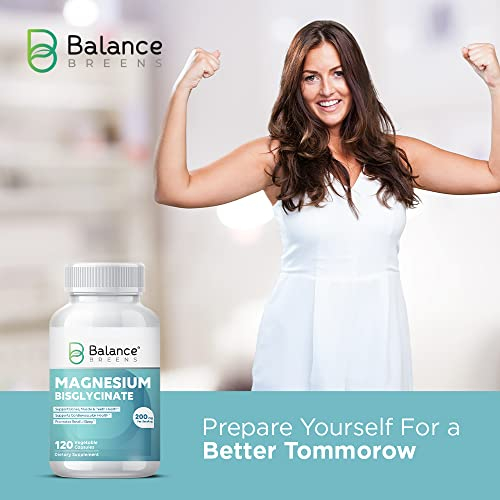 Foto 6 | Suplemento De Bisglicinato De Magnesio Balancebreens 200 Mg 120 Ca - Venta Internacional.