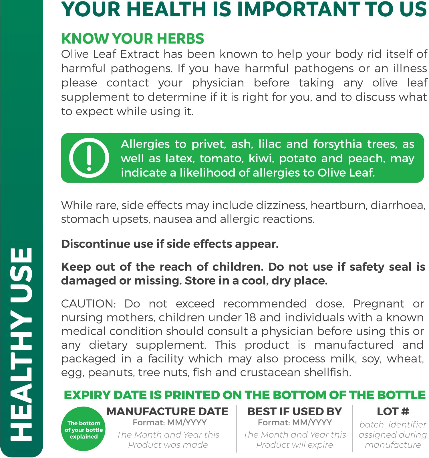 Foto 6 | Extracto De Hoja De Olivo Harmony De Supplement Healths 750 Mg - Venta Internacional.