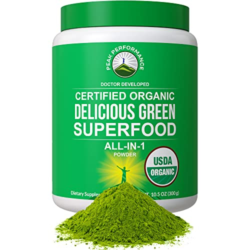 Foto 2 pulgar | Superfood Powder Peak Performance Organic Greens 25 Ing - Venta Internacional.