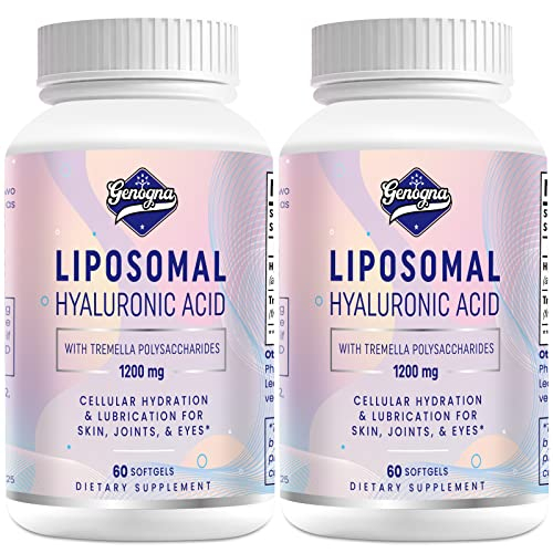 Foto 2 pulgar | Suplementos de Ácido Hialurónico Liposomal Genogna 1000 Mg Paquete de 2 - Venta Internacional