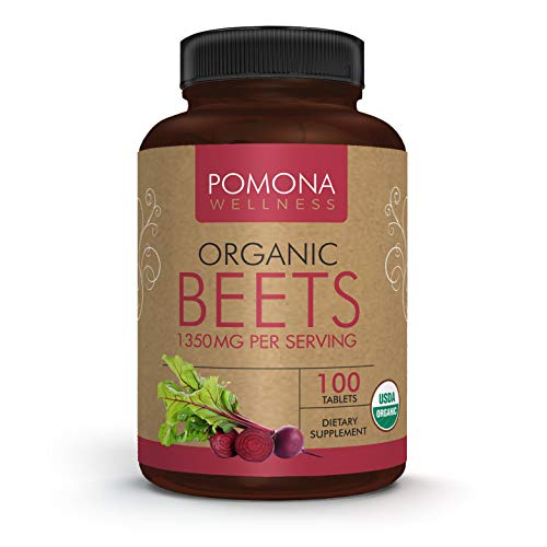 Foto 2 pulgar | Suplemento Pomona Wellness De Remolacha Orgánica 1350 Mg 100 Comprimidos - Venta Internacional.