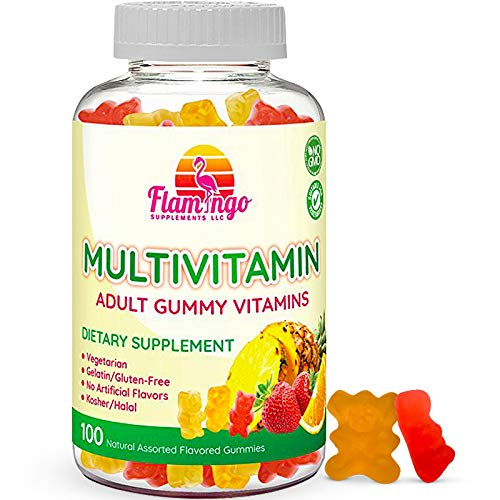 Foto 2 pulgar | Gomitas Multivitamínicas Con Forma De Flamenco, 100 Gomitas Veganas - Venta Internacional.