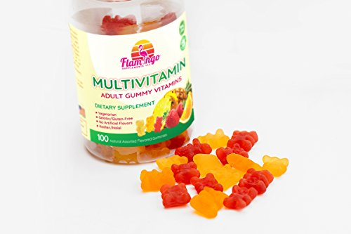 Foto 8 pulgar | Gomitas Multivitamínicas Con Forma De Flamenco, 100 Gomitas Veganas - Venta Internacional.