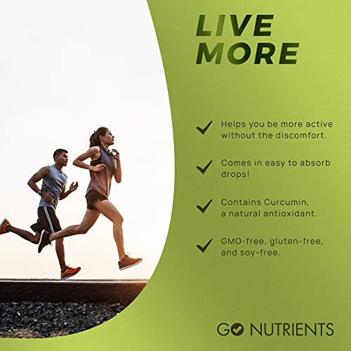 Foto 5 pulgar | Líquido Supplement Go Nutrients Turmeric Ease De 60 Ml Con Black P - Venta Internacional.