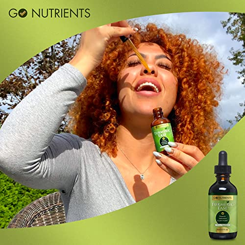 Foto 8 pulgar | Líquido Supplement Go Nutrients Turmeric Ease De 60 Ml Con Black P - Venta Internacional.