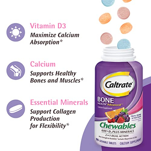 Foto 6 pulgar | Suplemento Caltrate Chewables 600 Plus D3 Plus Minerals - Venta Internacional.