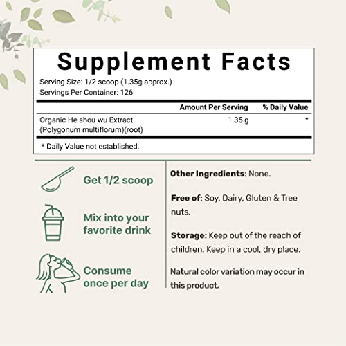 Foto 3 pulgar | Suplemento Con Microingredientes: Extracto Orgánico De He Shou Wu, 180 Ml - Venta Internacional.