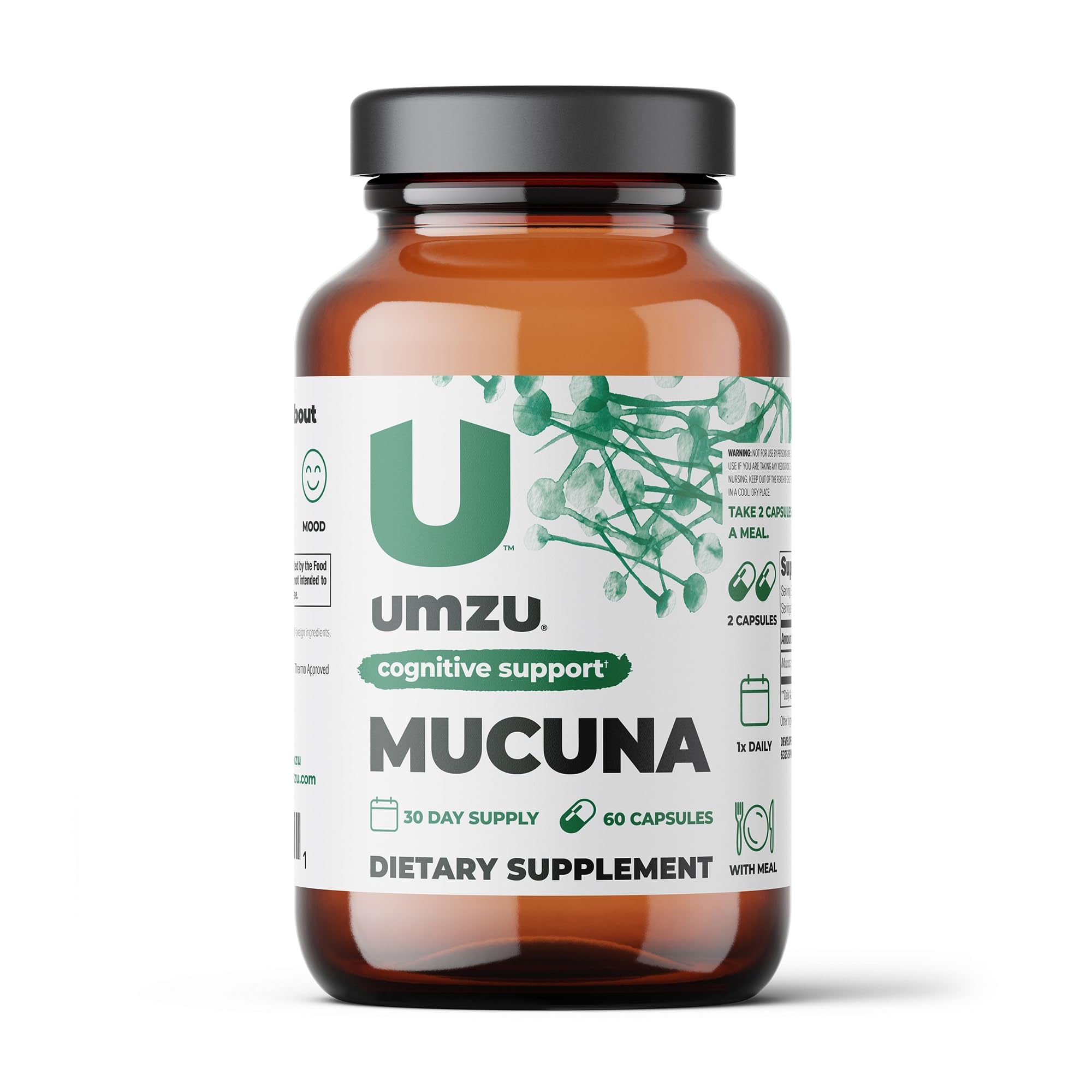 Foto 2 pulgar | Suplemento: Apoyo A La Producción De Dopamina Umzu Mucuna Pruriens - Venta Internacional.