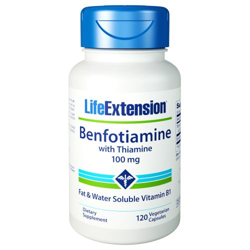 Foto 2 pulgar | Complementa Life Extension Benfotiamina Con Tiamina 120 Cápsulas - Venta Internacional.