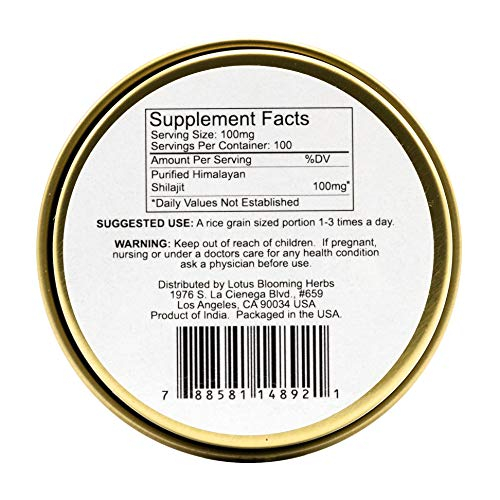 Foto 3 pulgar | Suplemento Lotus Blooming Herbs Authentic Shilajit 10g - Venta Internacional.