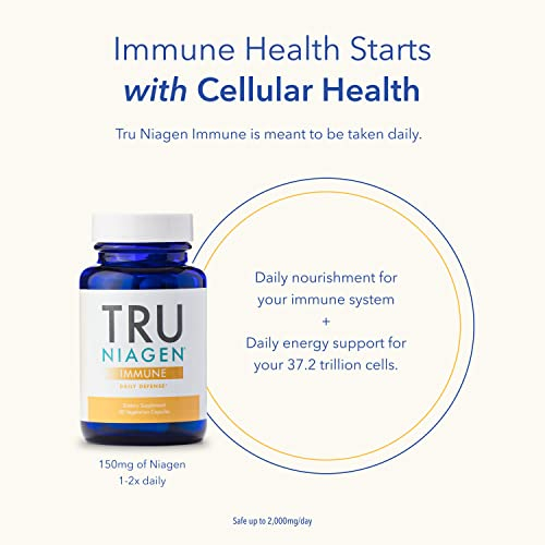 Foto 7 pulgar | Suplemento Tru Niagen Immune Support Con Vitamina C, D3, 2000 Ui - Venta Internacional.