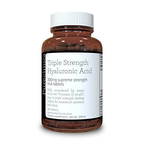 Suplemento De Ácido Hialurónico Pureclinica 300 Mg X 180 Tabletas - Venta Internacional.