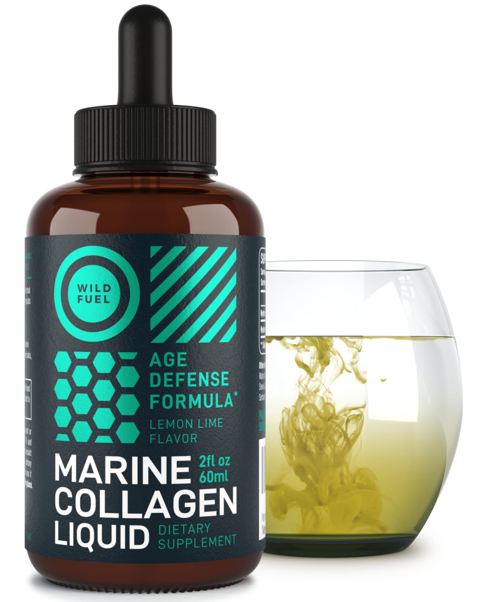 Foto 2 pulgar | Complementa El Colágeno Marino Líquido Wild Fuel De 1000 Mg Con Ácido Hialurónico - Venta Internacional.