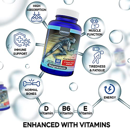 Foto 3 | Suplemento Mgsport Magnesio De Alta Absorción 380 Mg 60 Cápsulas - Venta Internacional.