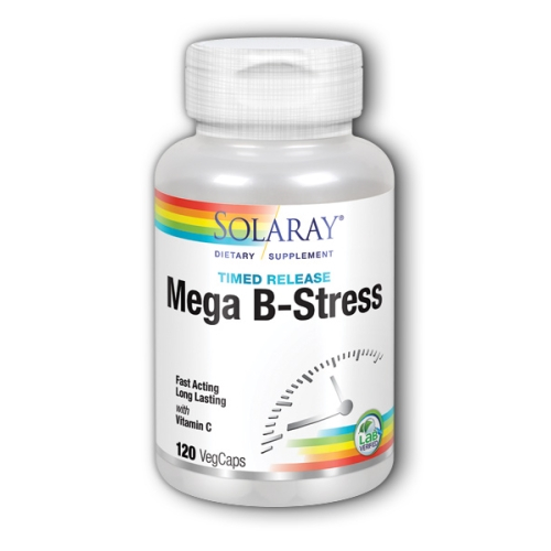 Foto 1 | Suplemento Solaray Mega B-stress 120 Cápsulas (paquete De 4) - Venta Internacional.