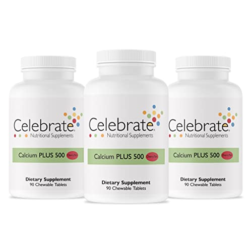 Foto 2 pulgar | Suplemento Celebrate Calcium Plus 500 Masticables 270 Comprimidos - Venta Internacional.