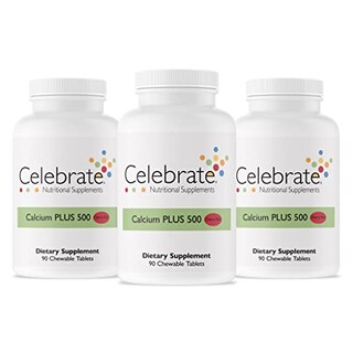 Foto 1 | Suplemento Celebrate Calcium Plus 500 Masticables 270 Comprimidos - Venta Internacional.