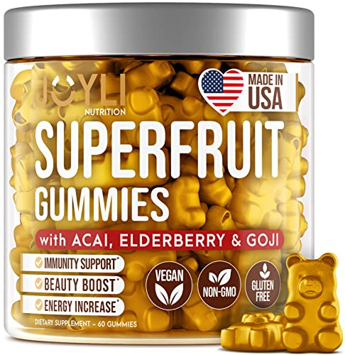 Foto 2 pulgar | Gomitas De Vitaminas Joyli Superfruit Goji Y Saúco Para Adultos - Venta Internacional.
