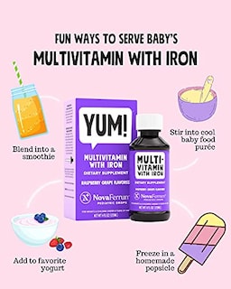 Foto 3 | Multivitamínico Con Hierro Novaferrum Yum Para Bebés Menores De 4 Años - Venta Internacional.